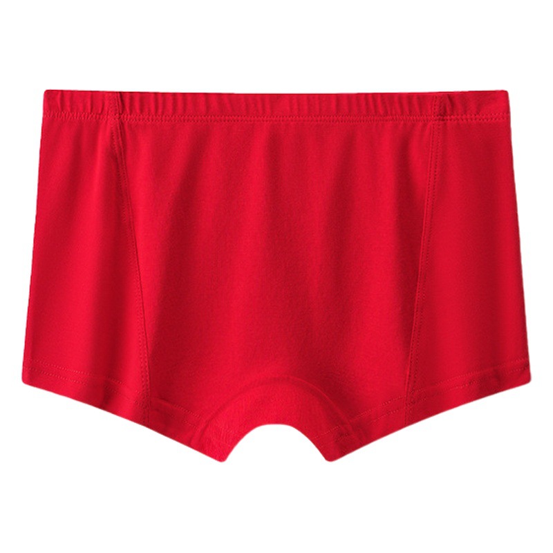 Niñas pantalones íntimas rojas, niños, años de vida, algodón plano, corners de conejo, niños, 12 años
