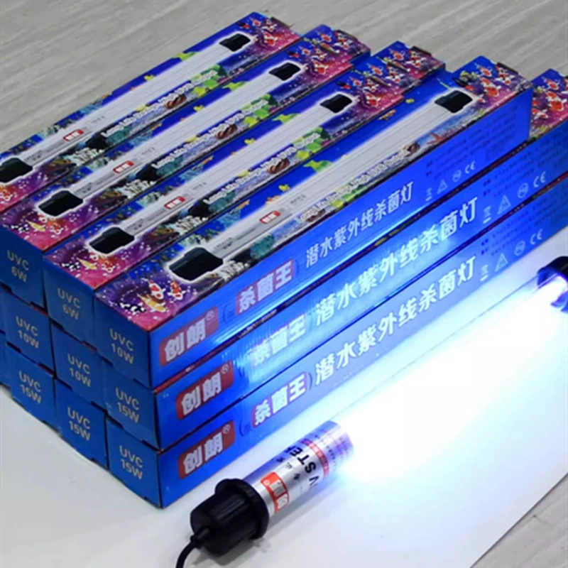 Бактерицидный король Chuanglang Однотрубная двухтрубная бактерицидная лампа для аквариума УФ УФ кои рыбный пруд для дайвинга и дезинфекции водорослей