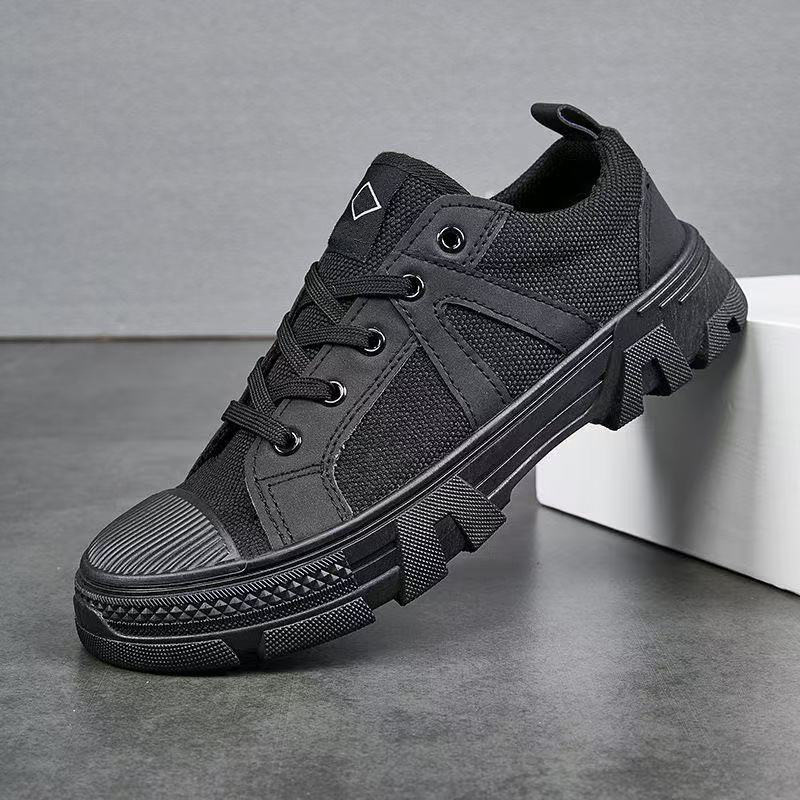 A star-cool black-low top