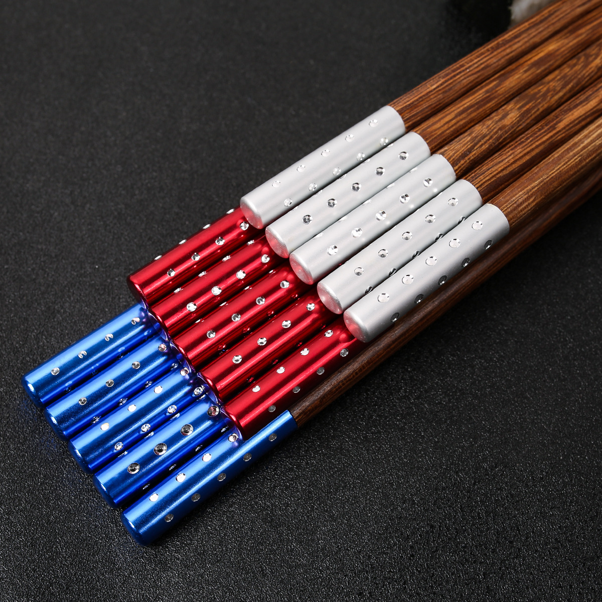 Palillos de madera de ala de pollo hogar vajilla de madera maciza comida estrellado palillos de madera moda nacional grupo de comunidad compra suministro al por mayor