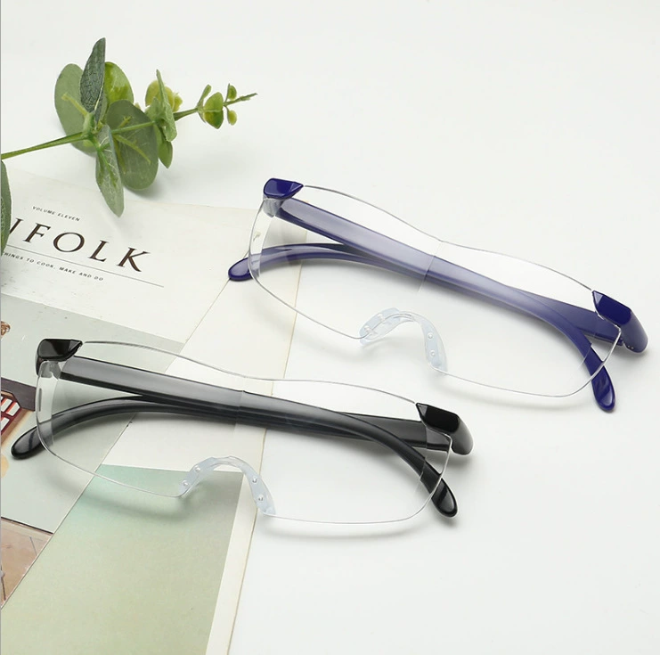 TV product Amazon model +250 degree magnification 1.6 times big vision same style men's and women's reading glasses 2025