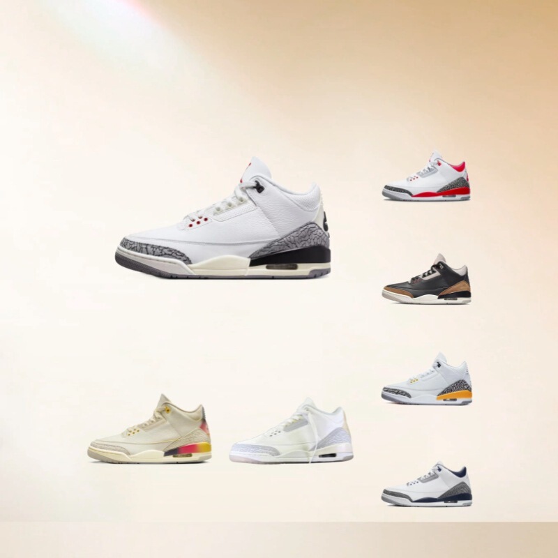 First Layer Pure Original Cross-Border Export Factory a J 3 Basketball Shoes Men's Casual Sports Shoes