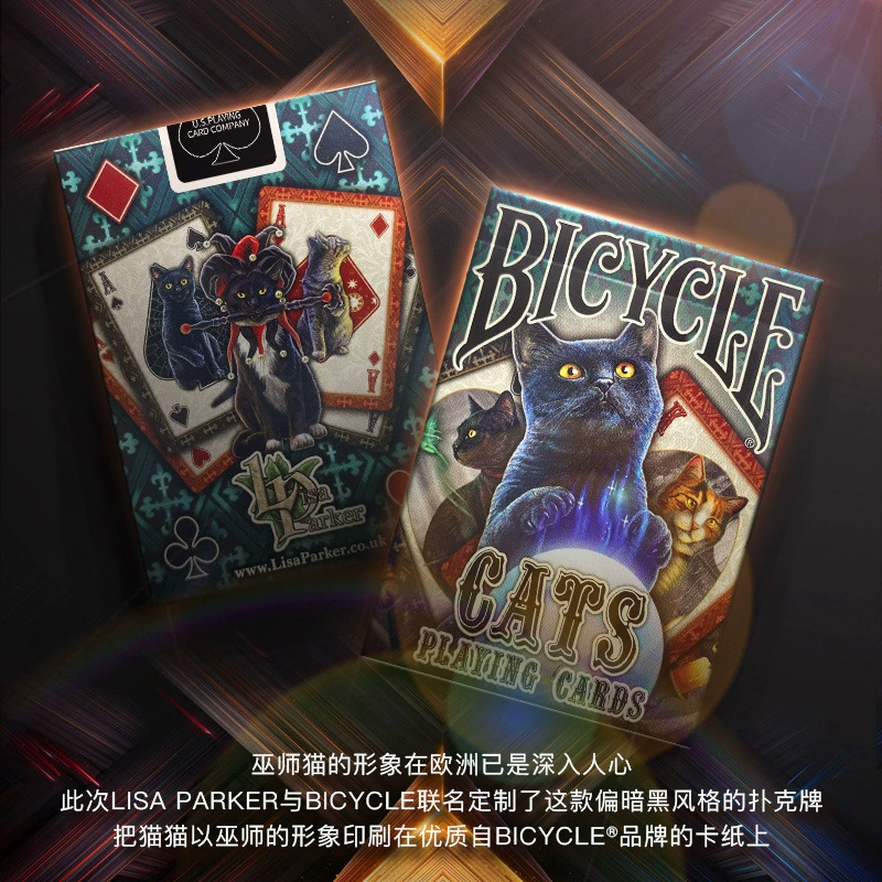 BICYCLE CATS Велосипедная карточная коллекция творческая тема искусство коллекция цветок карта карточка кот