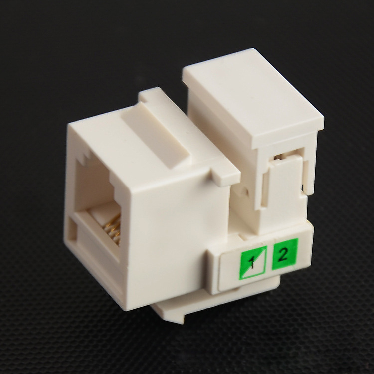 三类CAT3电话模块RJ115非屏蔽语音Keystone模块