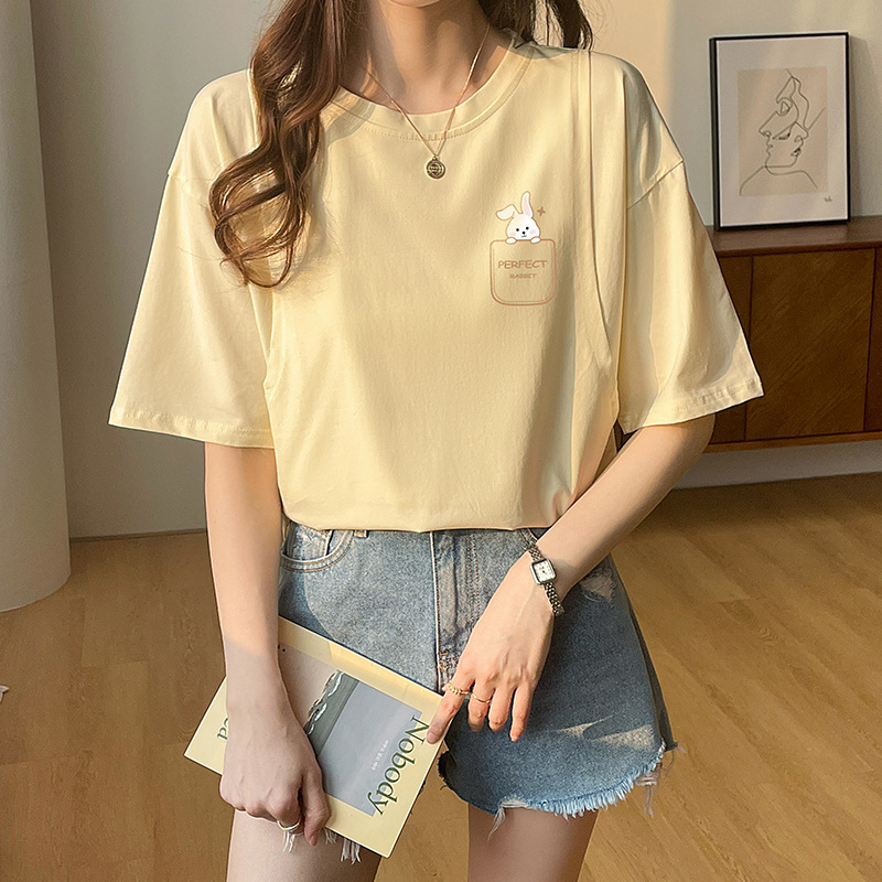 哺乳衣外出辣妈款喂奶上衣夏季浦乳衣服外穿短袖t恤夏装薄款半袖|undefined