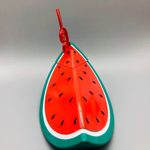 ins cartoon children student pineapple shaped plastic cup watermelon lemon summer straw cup handy water cup