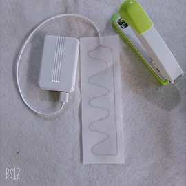 5伏围脖电热片无纺布护颈加热片USB围巾发热片不含宝