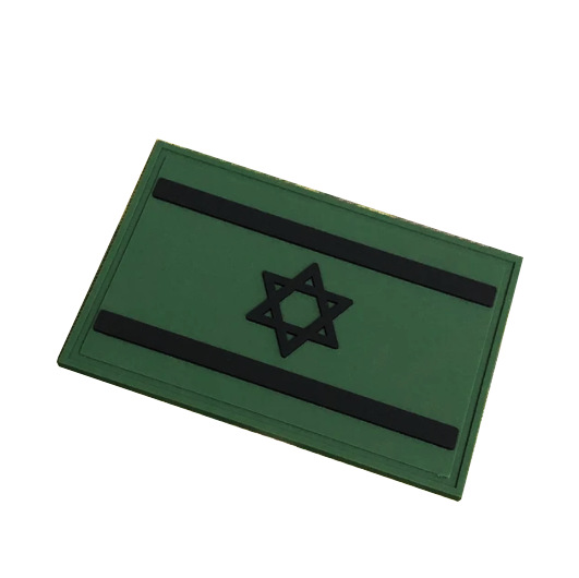 Bandera tailandesa en stock bandera asiática banderas israelíes Bandera de Israel pegatinas de tela brazalete de Velcro parche bordado