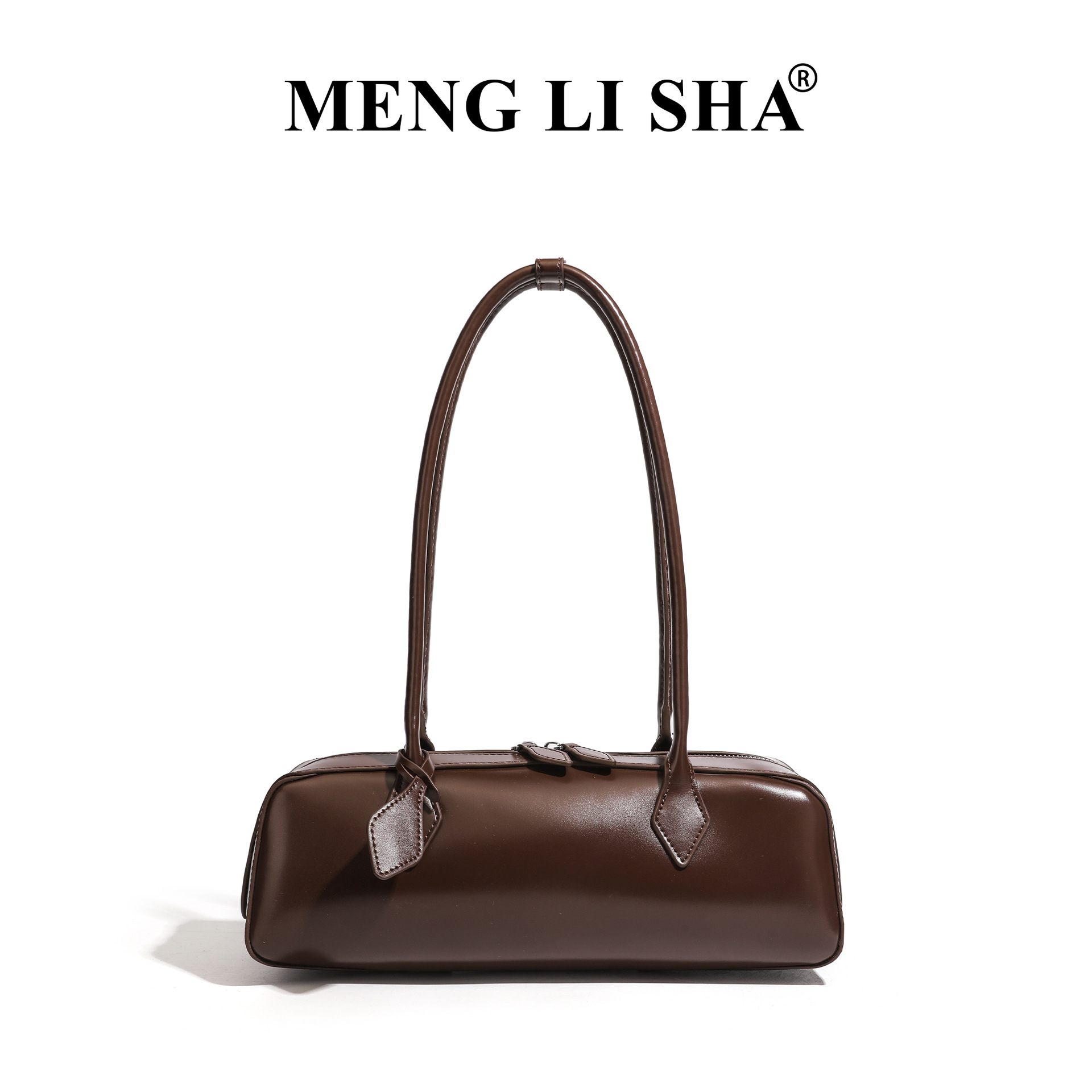 2026 New French Niche Design Single Shoulder Bag, Commuter Cowhide Underarm Bag, Versatile Long Red Baguette Bag For Women - Thumbnail 5