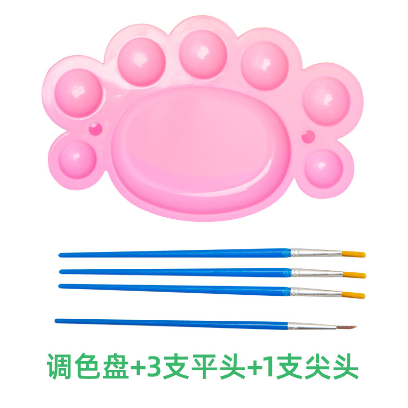 アクリル絵の具100ml子供の手涂りスクエア落书きdiy石膏人形涂りアクリル絵の具セット卸売|undefined