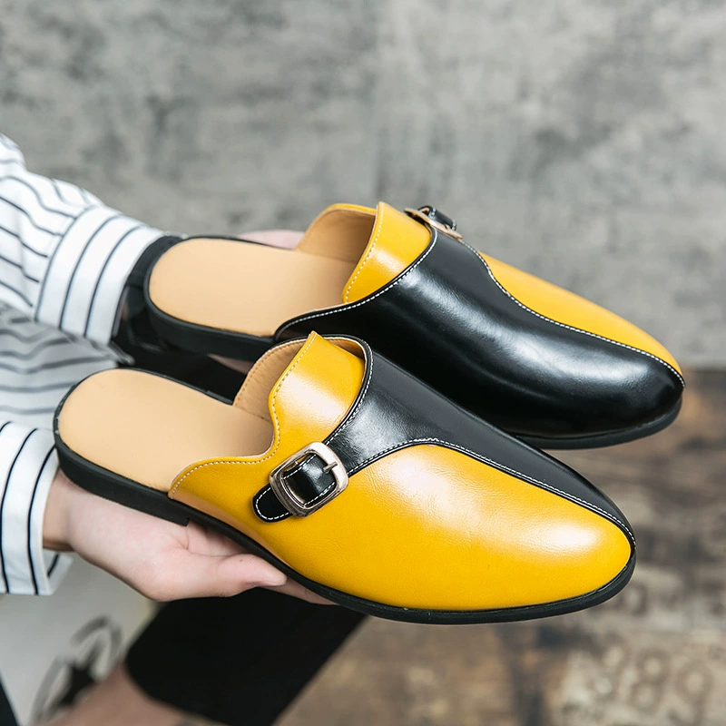 Мужские кожаные туфли-лодочки с закрытым носком, большие размеры, летняя новинка, модные мокасины, оптом