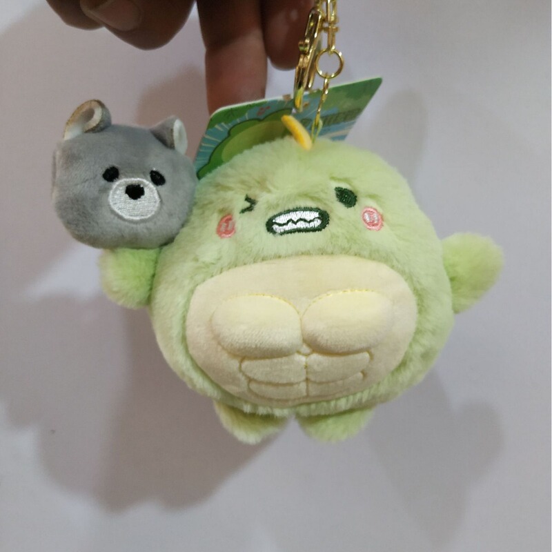 Creative New dinosaur Wolf pendant backpack plush ornaments doll Internet celebrity TikTok cartoon