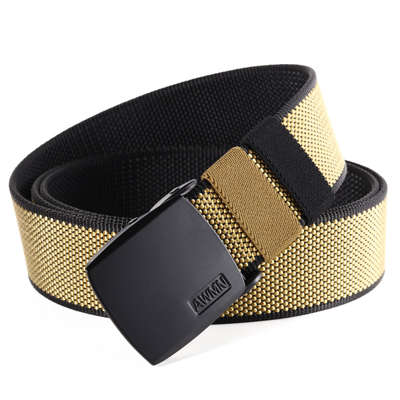 2022 nuevo cinturón de nylon de dos colores de doble cara para hombres y mujeres neutrales casuales pantalones de todos los partidos cinturón de moda juvenil al por mayor