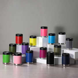 跨境日式304不锈钢保温杯双层真空保冷罐焖烧罐家用迷你随手水杯