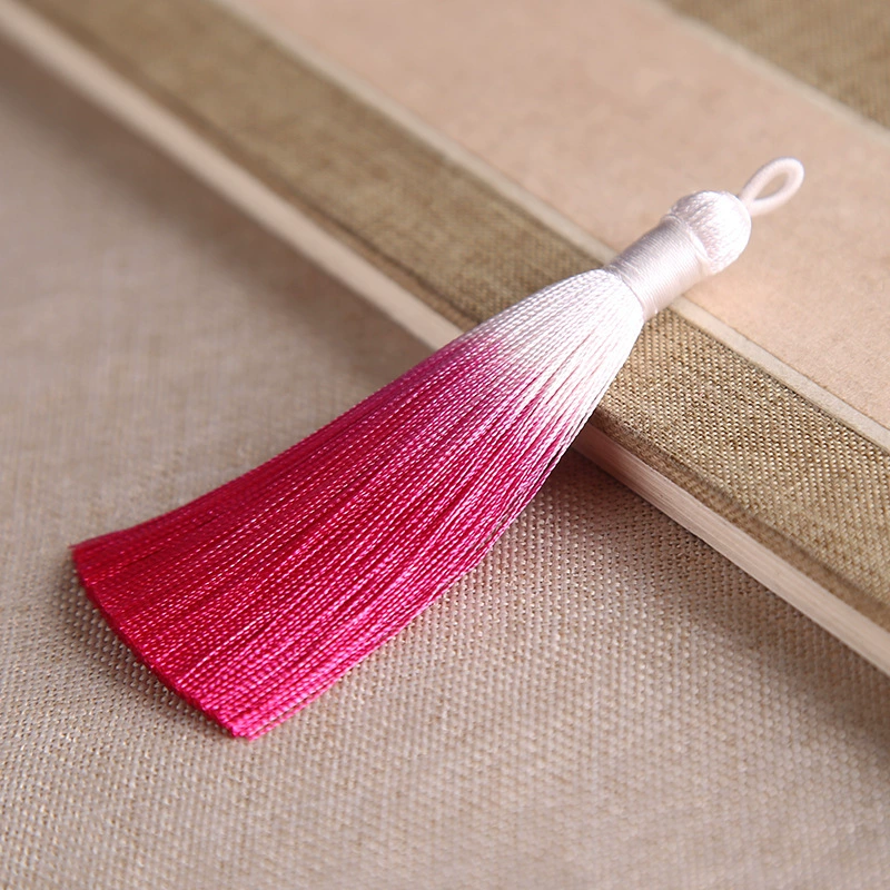 Accessory with tassels, pendant, 8cm, gradient, Chinese style