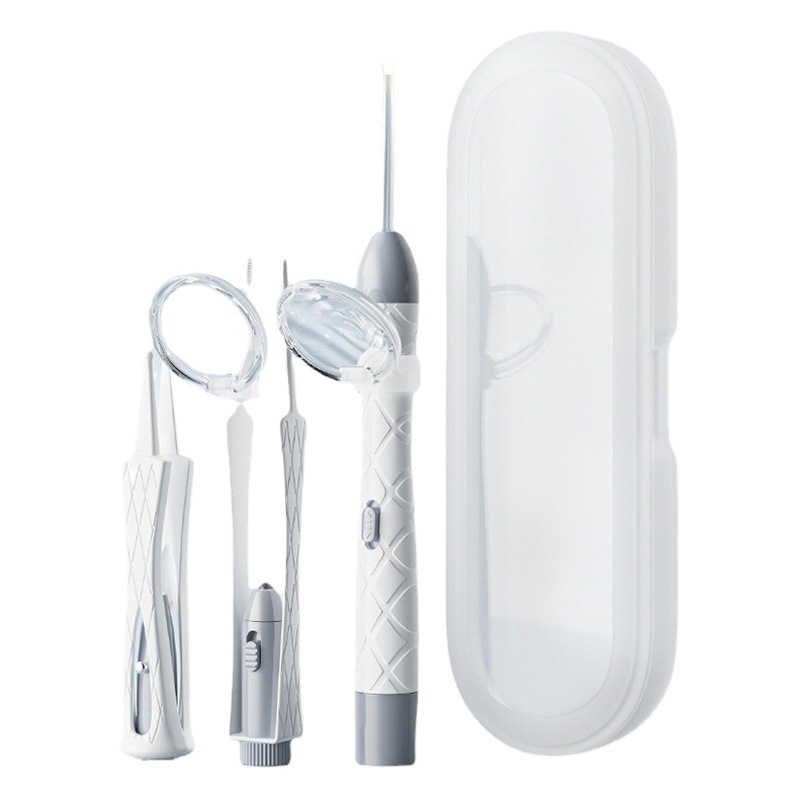 Children's Ear Digging Spoon Baby's Special Baby Ear Digging Soft Head Children's Ear Digging Button Earwax Tool with Light Glow Ear Spoon
