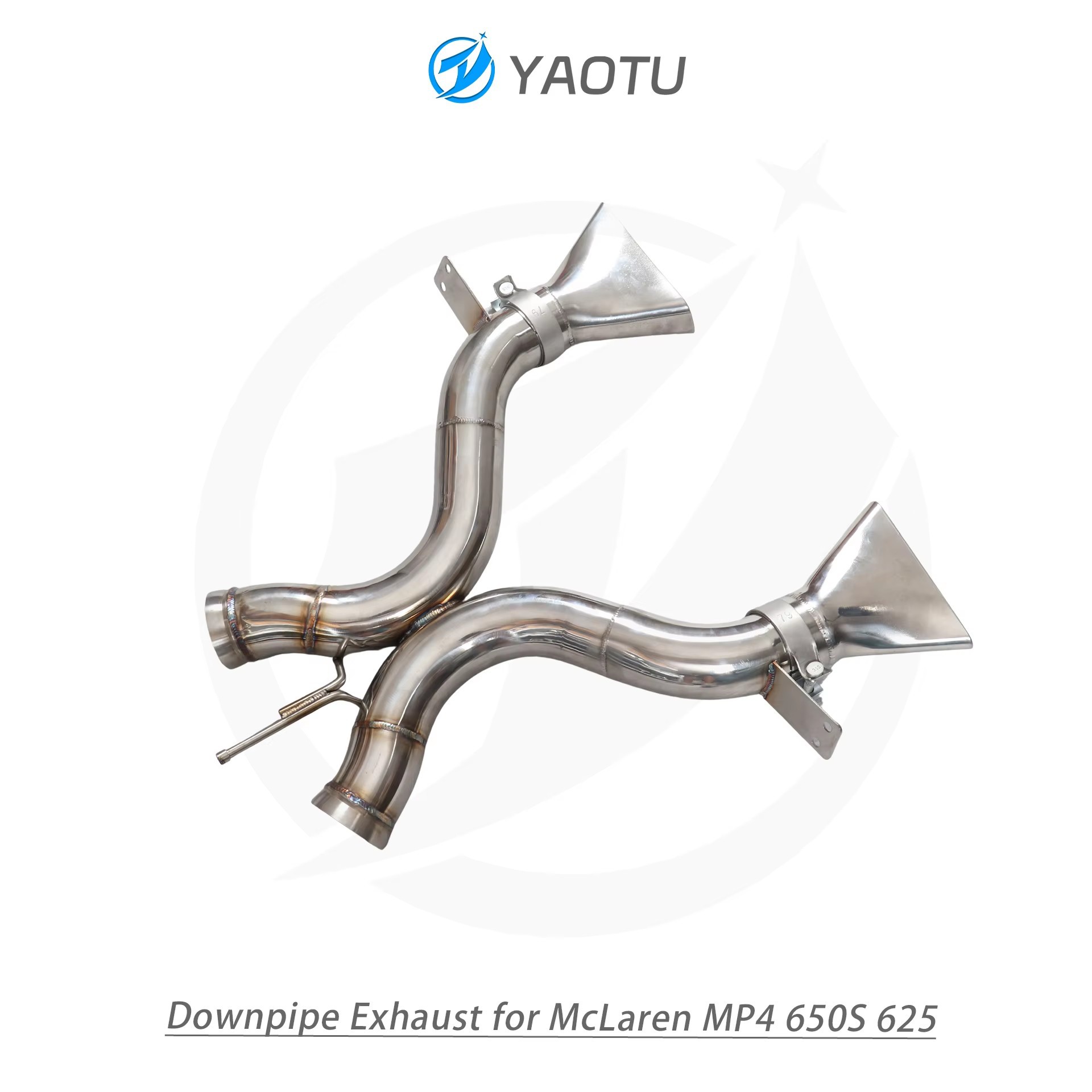 Suitable for McLaren MP4 650S 625 high-performance stainless steel exhaust pipe