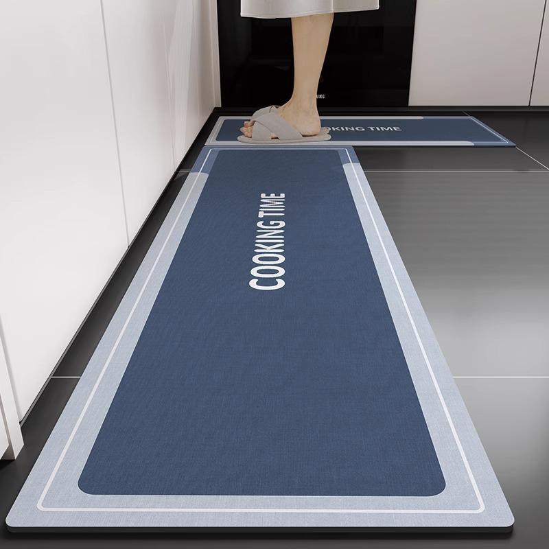 Diatom barro piso de cocina alfombra antideslizante a prueba de aceite absorbente de la puerta mancha-resistente piso estera impermeable alfombra borrable lavable hogar