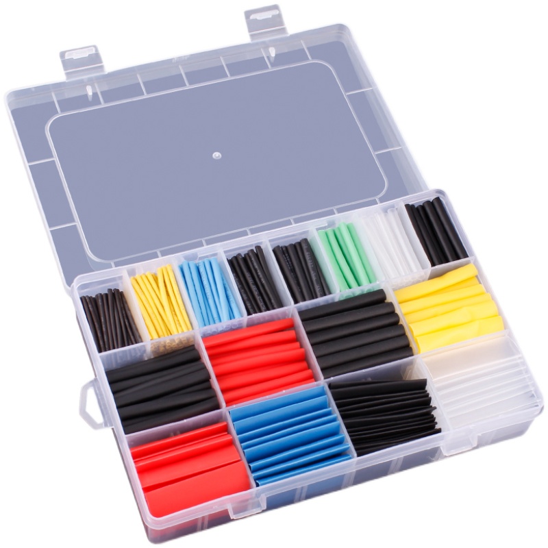 Tubo de encogimiento térmico de ciervo de hadas de fusión en caliente manguito de aislamiento impermeable manguito de protección de alambre de cable de datos reparación de cableado encogimiento grosor