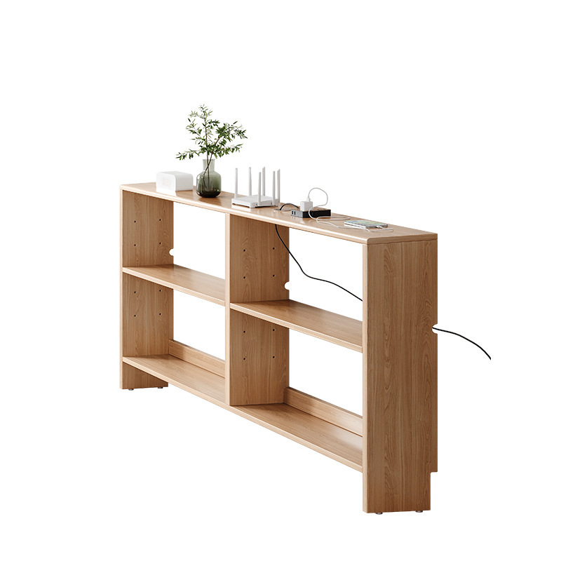 Madera maciza sofá estante trasero pared salón dormitorio cama cabeza y cola espacio uso tira estrecho gabinete