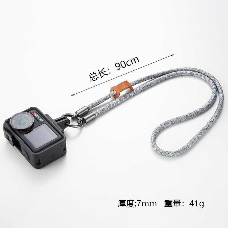 携帯電話ロープに適した DJI ポケットストラップスポーツカメラアクセサリー紛失防止カメラストラップ携帯電話ロープ吊り首|undefined
