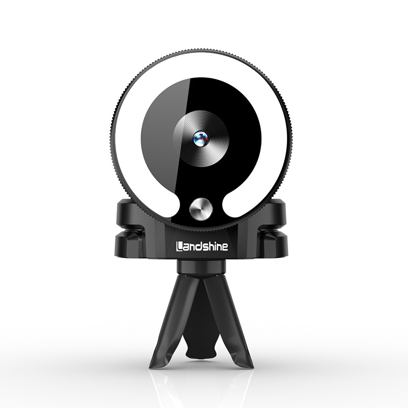 电脑网络摄像头1080P/2K自动对焦美颜补光直播会议私模摄像头跨境