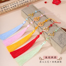 浪花流苏合金流苏水花图腾流苏汉服古装吊穗简约古风清新厂家批发