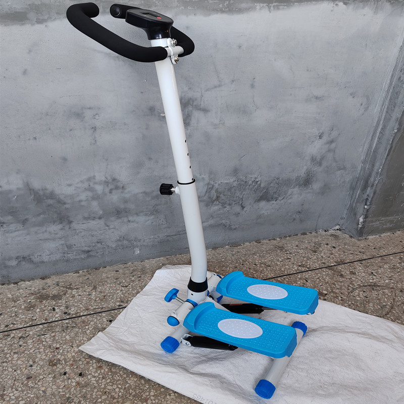Adjustable handrails blue and white