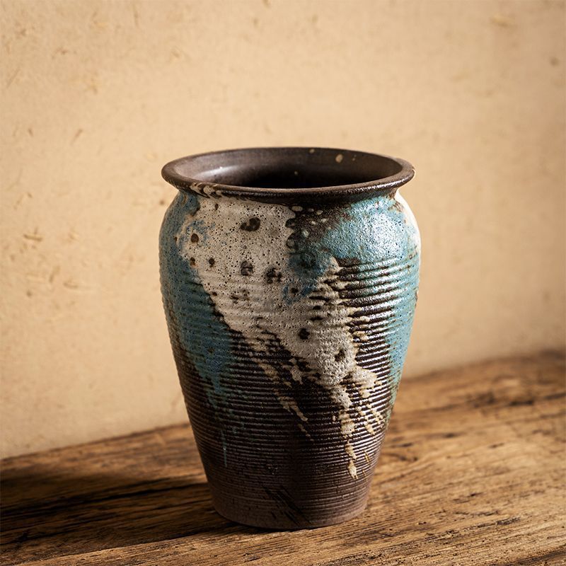 Succulent Flower Pot Ceramic Simple Stoneware Hand-Painted Creative Personalized Shape Home Balcony Breathable Special Pot