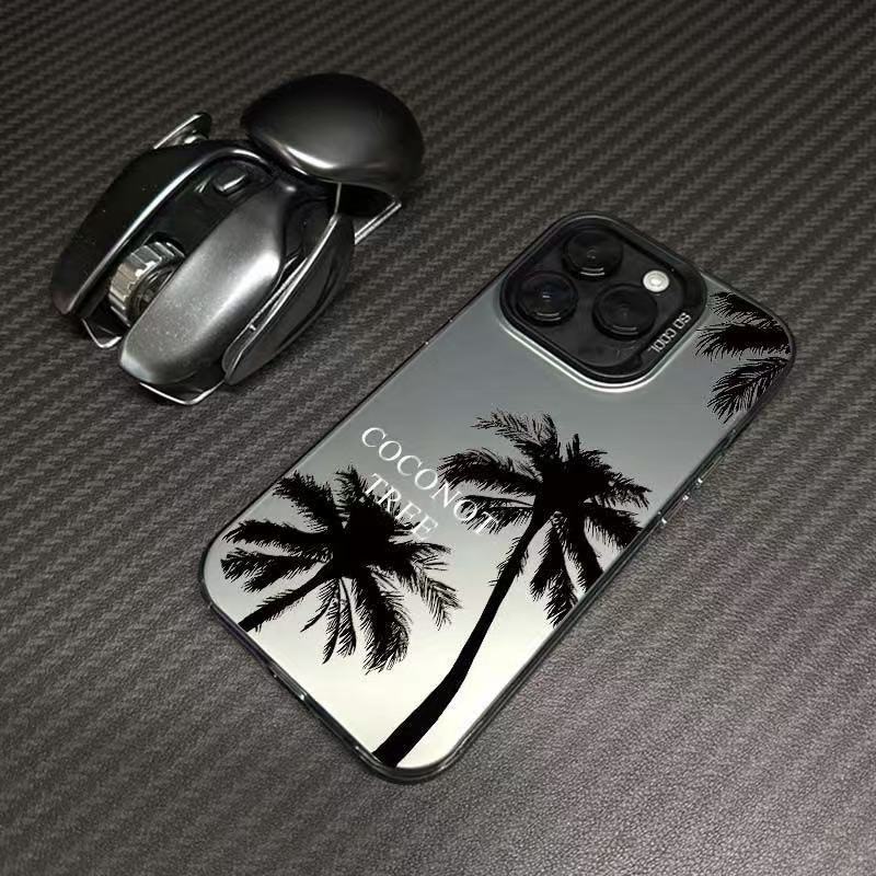 Coco simple para Apple 16Promax Funda para teléfono móvil Carcasa de gas personalizada iPhone15/14/13 Texto 12