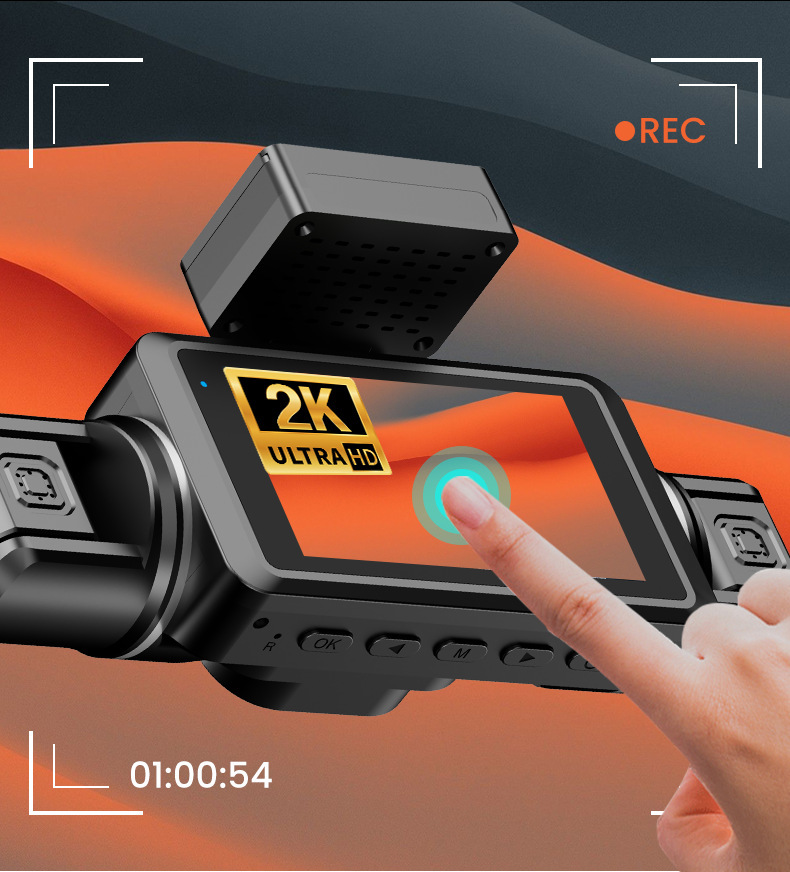 Cross-Border 4g Dashcam with Wifi, Four-Channel Recording, 24-Hour Remote Monitoring, Gps Positioning, Bsd Blind Spot Monitoring, Foreign Trade