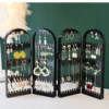 Black 4 -fan jewelry frame