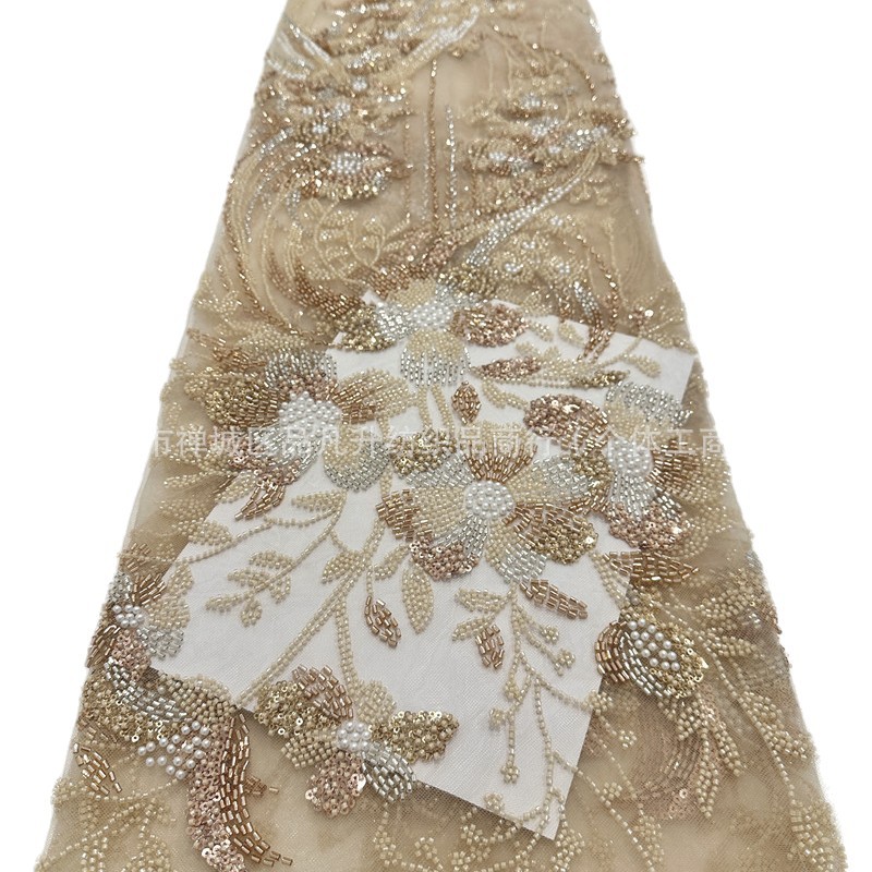 Vestido de boda europeo y americano Suzhou cheongsam ropa de moda tela de vestido comercio exterior transfronterizo al por mayor tela bordada image 6