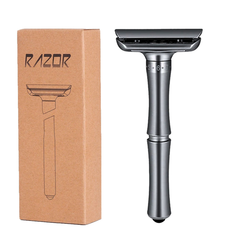 Manual Razor for Men, Safe Shaving, 8 Adjustable Settings, Traditional Manual Razor, German Style