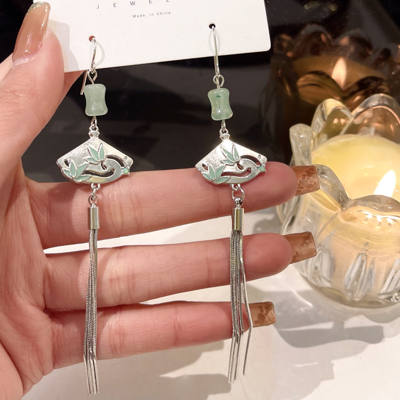 Shopping Occasion Alloy Material 1 Pair Sweet Heart Shape Plating Inlay Alloy Artificial Gemstones Drop Earrings