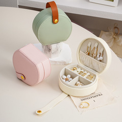 Cross-border portable storage box small handbag jewelry box travel ring earrings earring necklace jewelry box accessory box