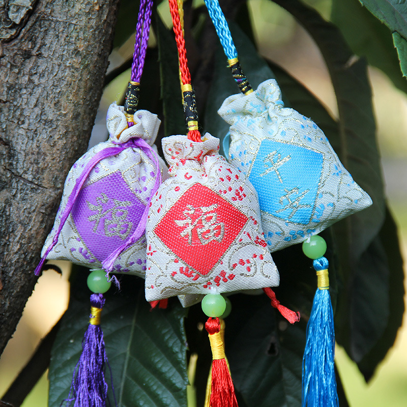 Empty Bags, Colorful Blessing Sachets, Wholesale Sachets, Embroidered Sachets, Sachets, Sachets, Lucky Bags, Spot Wholesale