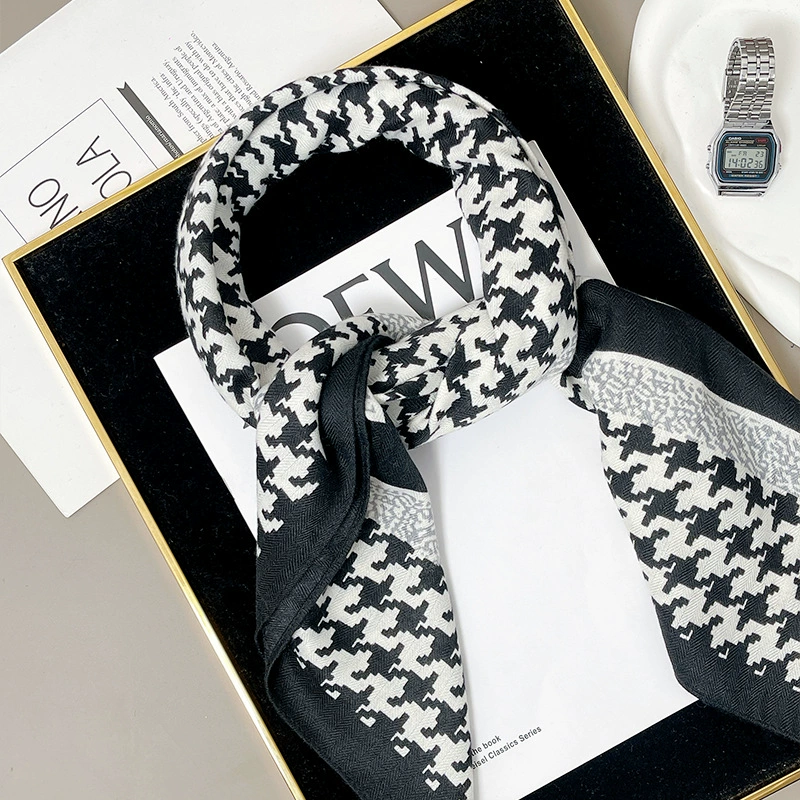 Demi-season scarf, woolen velvet universal cloak, 2023 collection, high-quality style