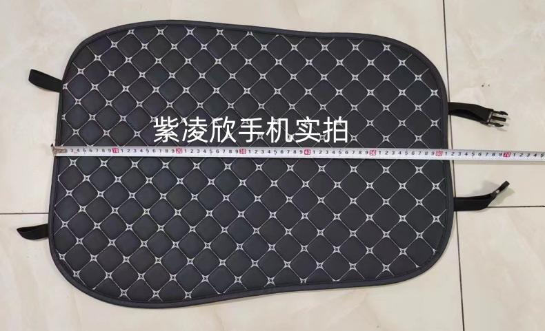 Comfort Nappa Leather Four Seasons Car Seat Cushion Star Embroidery