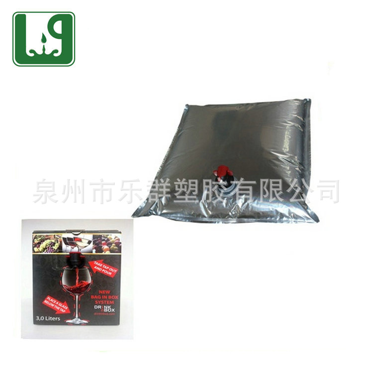 供应25L红酒盒中袋,铝箔红酒袋,碟形阀红酒袋