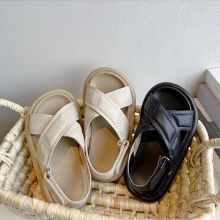 Boys Sandals 2023 Summer New Children's Beach Shoes Soft Sole Baby Casual Korean Style Girls Summer Shoes