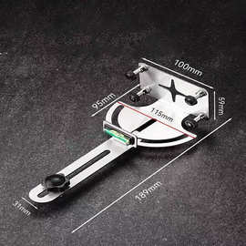 【新款】旋转水平仪支架瓦工贴砖木工吊顶激光水平仪挂架
