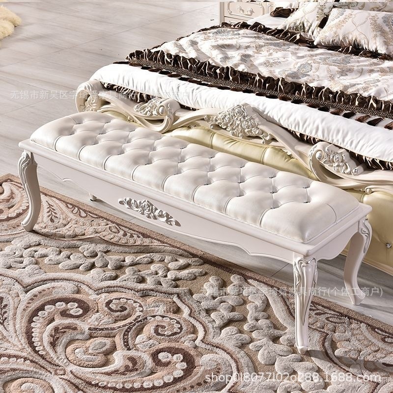 European-style bed end for bedroom, simple living room sofa, modern entryway bed end bench, other adult furniture with artificial board frame structure
