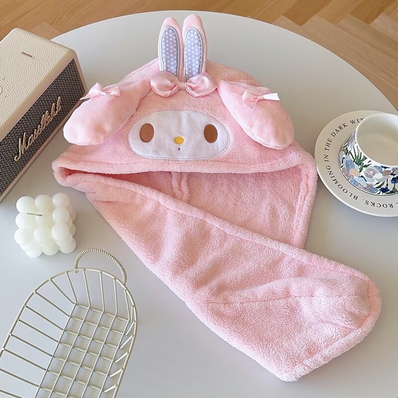 라이트 핑크 멜로디/오블리크 드라이 헤어 타올