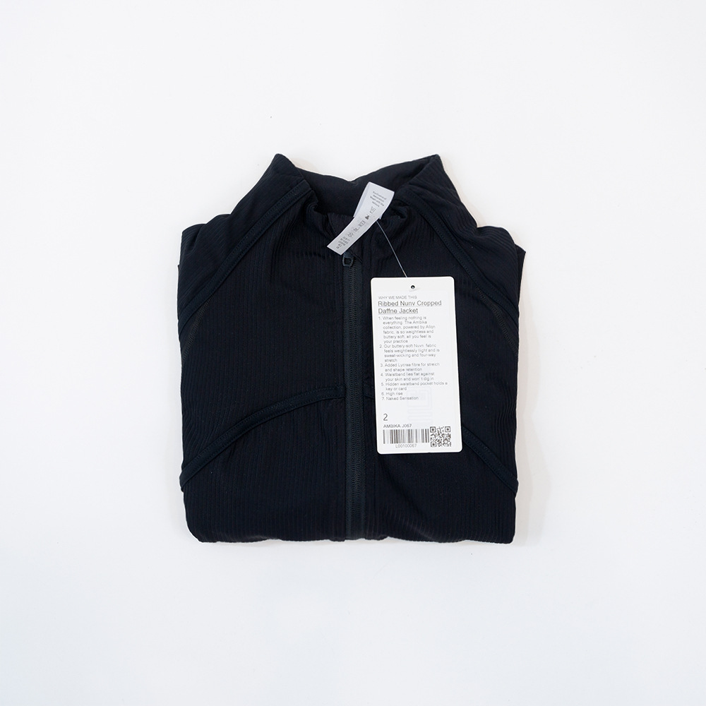 Chaqueta de ropa de yoga otoño e invierno para mujer nueva camisa deportiva acanalada de manga larga para correr pilates entrenamiento traje de ropa de gimnasio