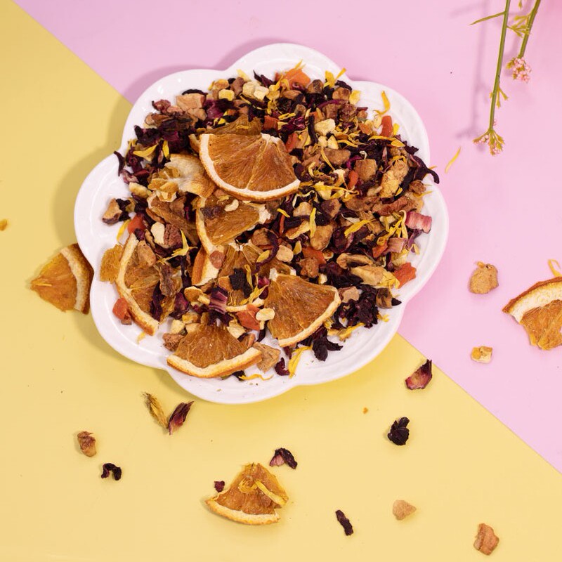 Wholesale Fruit Tea European Style Flower and Fruit Tea Fruit Tea Rum Raspberry Blueberry Sweet and Sour Fruit Tea Summer Hot Style