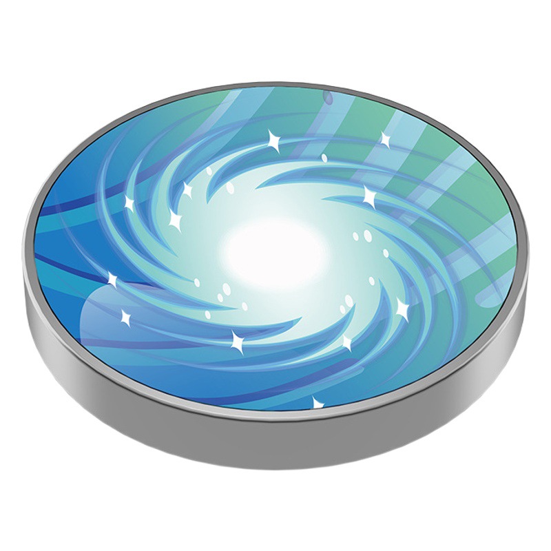 Colorido galaxia luminosa Cielo estrellado giroscopio de descompresión juguete de acero inoxidable nuevo transfronterizo TikTok rotación de escritorio luminoso