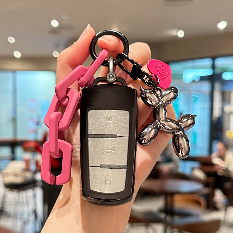 폭스 바겐 E [투명 블랙] 풍선 개 팔찌