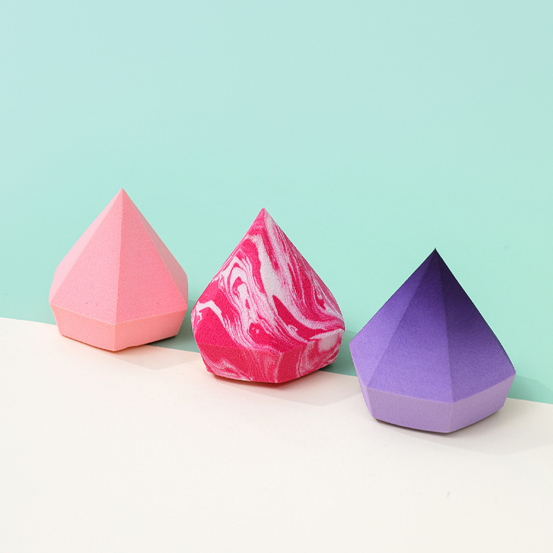 Fábrica personalizada de diamantes transfronterizos polvo de huevo de maquillaje huevo de maquillaje no látex esponja de maquillaje huevo herramientas de maquillaje