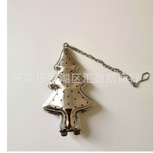 304不锈钢茶壶过滤器圣诞树泡茶器茶叶过滤网HYK